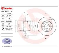 2 x Disco freno Assale anteriore per BEDFORD OPEL VAUXHALL ASTRA ASTRA VAN ASTRA
