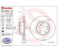 2 x Disco freno Assale anteriore per BMW 7