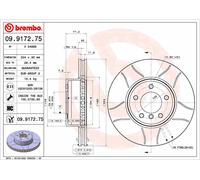 2 x Disco freno Assale anteriore per BMW BMW (BRILLIANCE) 5 5 SERIES 6