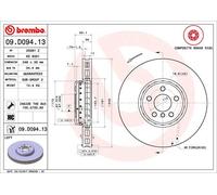 2 x Disco freno Assale anteriore per BMW BMW (BRILLIANCE) TOYOTA 2 3 3 SERIES 4