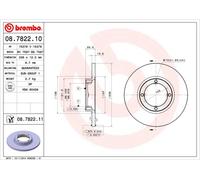 2 x Disco freno Assale anteriore per CHEVROLET CHEVROLET (SGMW) DAEWOO FSO MATIZ