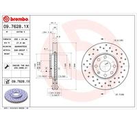 2 x Disco freno Assale anteriore per CHEVROLET OPEL VAUXHALL ASTRA ASTRA G CLASS