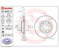 2 x Disco freno Assale anteriore per CITROËN OPEL PEUGEOT VAUXHALL BERLINGO COMB