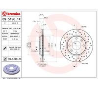2 x Disco freno Assale anteriore per CITROËN PEUGEOT 106 Van 205 206 206+ 309 AX