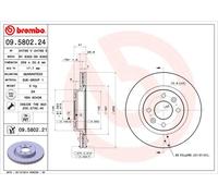 2 x Disco freno Assale anteriore per DACIA LADA NISSAN RENAULT 19 CLIO KANGOO KU