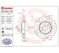 2 x Disco freno Assale anteriore per DACIA RENAULT CAPTUR CLIO DOKKER LAGUNA LOD