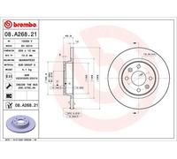 2 x Disco freno Assale anteriore per DACIA RENAULT LOGAN LOGAN/STEPWAY SANDERO S
