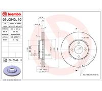 2 x Disco freno Assale anteriore per DATSUN NISSAN CROSS MICRA NOTE