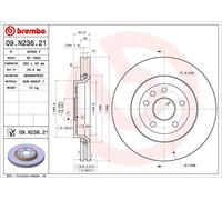 2 x Disco freno Assale anteriore per DODGE JEEP DURANGO GRAND CHEROKEE