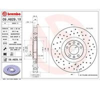 2 x Disco freno Assale anteriore per DS (CAPSA) PEUGEOT DS 5 DS 5 LS RCZ