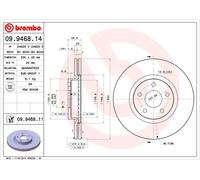 2 x Disco freno Assale anteriore per FORD FORD AUSTRALIA VOLVO VOLVO (CHANGAN) C