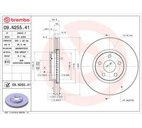2 x Disco freno Assale anteriore per FORD GALAXY S-MAX