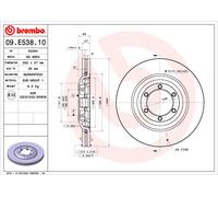 2 x Disco freno Assale anteriore per ISUZU D-MAX