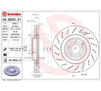2 x Disco freno Assale anteriore per MERCEDES-BENZ CLS