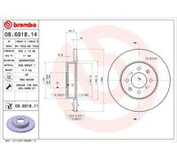 2 x Disco freno Assale anteriore per MG ROVER 200 25 25 COMMERCE 400 45 COUPE EX