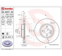 2 x Disco freno Assale anteriore per MINI MINI