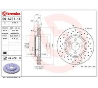 2 x Disco freno Assale anteriore per MINI MINI MINI CLUBMAN MINI CLUBVAN