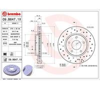 2 x Disco freno Assale anteriore per MITSUBISHI LANCER
