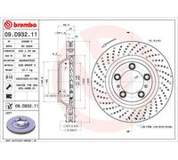 2 x Disco freno Assale anteriore per PORSCHE 718 BOXSTER 911 BOXSTER
