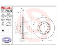 2 x Disco freno Assale anteriore per PORSCHE 911 914 924 944