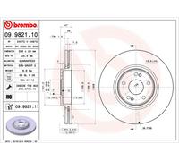 2 x Disco freno Assale anteriore per RENAULT LAGUNA