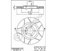 2 x Disco freno Assale anteriore per SEAT VW CORRADO GOLF PASSAT TOLEDO VENTO