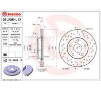 2 x Disco freno Assale anteriore per TOYOTA TOYOTA (FAW) TOYOTA (GAC) AURIS CORO