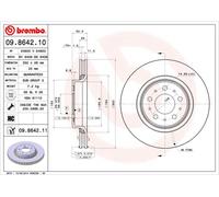 2 x Disco freno Assale anteriore per VOLVO 850 C70 S70 V70 XC70