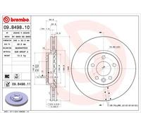 2 x Disco freno Assale anteriore per VW CALIFORNIA MULTIVAN TRANSPORTER TRANSPOR