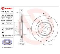 2 x Disco freno Assale posteriore per AUDI AUDI (FAW) A4 A5 Q5