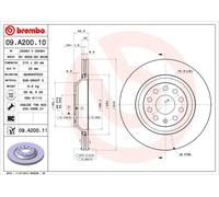 2 x Disco freno Assale posteriore per AUDI AUDI (FAW) AUDI (SAIC) CHRYSLER CUPRA