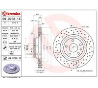 2 x Disco freno Assale posteriore per AUDI TT