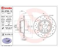 2 x Disco freno Assale posteriore per AUDI TT