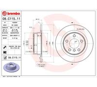 2 x Disco freno Assale posteriore per BMW 1 2