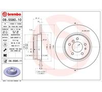 2 x Disco freno Assale posteriore per BMW 7 8