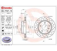 2 x Disco freno Assale posteriore per BMW BMW (BRILLIANCE) 3 3 SERIES