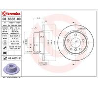 2 x Disco freno Assale posteriore per BMW Z3