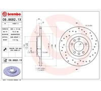 2 x Disco freno Assale posteriore per CITROËN PEUGEOT 407 407 SW 508 508 SW 607