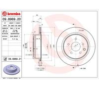 2 x Disco freno Assale posteriore per DONGFENG FENGDU INFINITI NISSAN NISSAN (DF