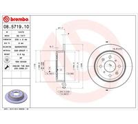 2 x Disco freno Assale posteriore per HONDA CIVIC CRX JAZZ