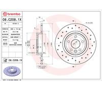 2 x Disco freno Assale posteriore per JAGUAR JAGUAR (CHERY) LAND ROVER LAND ROVE