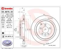 2 x Disco freno Assale posteriore per LAND ROVER DISCOVERY RANGE ROVER SPORT