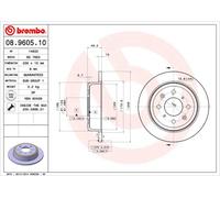 2 x Disco freno Assale posteriore per LOTUS MG ROVER 200 25 25 COMMERCE 400 45 C