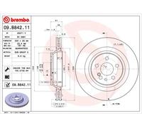 2 x Disco freno Assale posteriore per MERCEDES-BENZ CLASSE S