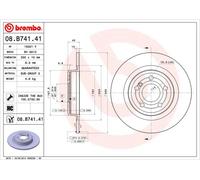 2 x Disco freno Assale posteriore per MERCEDES-BENZ SLC SLK