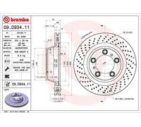 2 x Disco freno Assale posteriore per PORSCHE 911