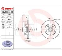 2 x Disco freno Assale posteriore per SEAT VW CORRADO GOLF PASSAT TOLEDO VENTO