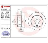 2 x Disco freno Assale posteriore per SUBARU FORESTER IMPREZA XV