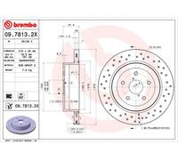 2 x Disco freno Assale posteriore per SUBARU IMPREZA