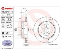 2 x Disco freno Assale posteriore per SUBARU IMPREZA